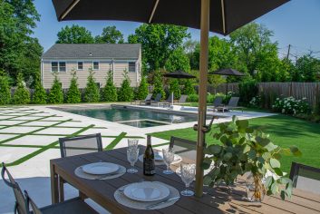 outdoor living pool designs